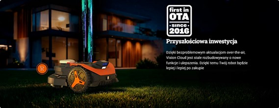 Baner: Jak działają aktualizacje oprogramowania w Worx Vision Cloud i czy robot aktualizuje się automatycznie?