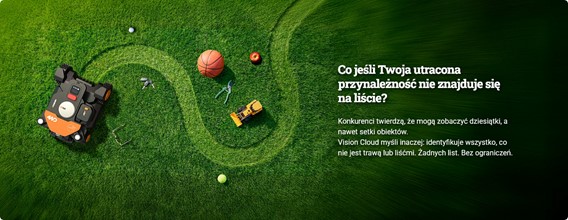 Baner: Czy Worx Cloud Vision widzi przeszkody?