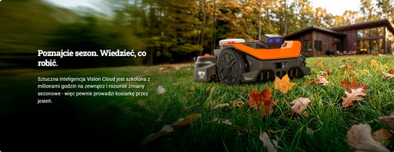 Baner: Czy koła robota Worx Vision Cloud mogą się ślizgać?